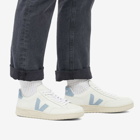 Veja Womens Women's V-12 Sneakers in Extra White/Steel