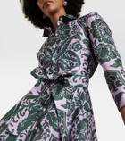 Carolina Herrera Belted silk gown
