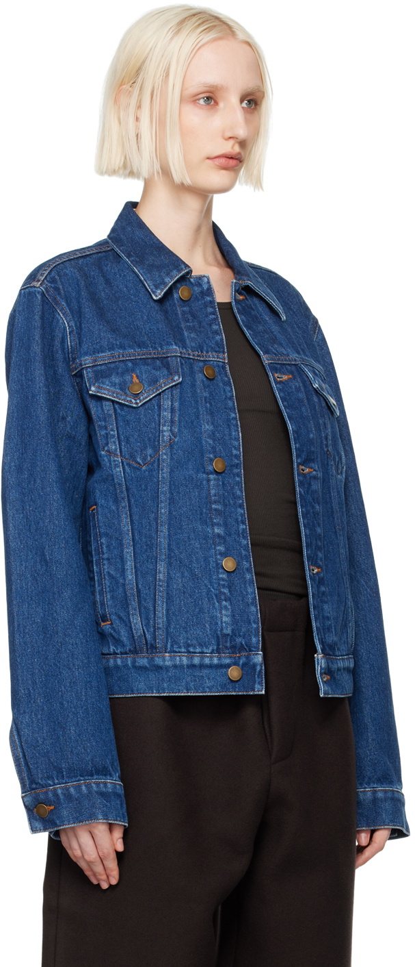Meta Campania Collective Blue Lilo Trucker Denim Jacket