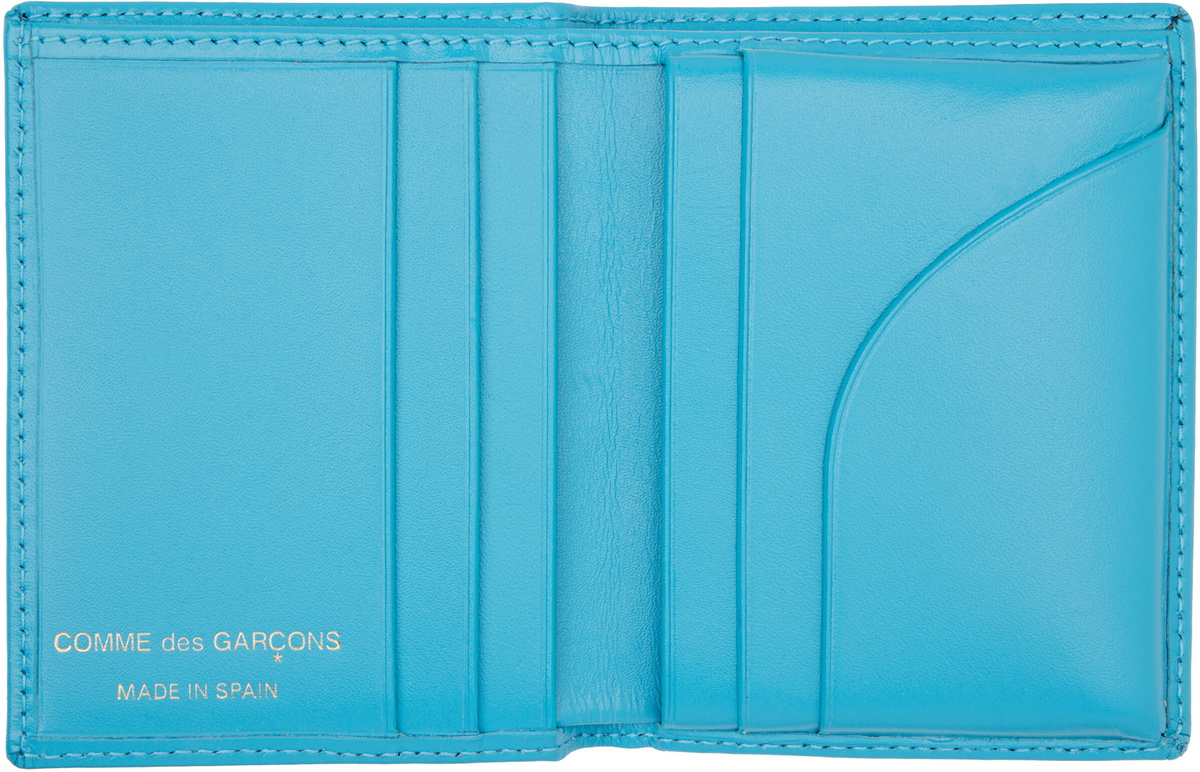 COMME des GARÇONS WALLETS Blue Classic Group Wallet