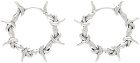 KUSIKOHC SSENSE Exclusive Silver Thorn Earrings