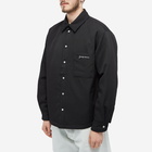 Jacquemus Men's Baker Wool Overshirt in Black