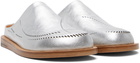 POST ARCHIVE FACTION (PAF) Silver Breath Slip-on Loafers