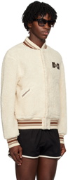 HAULIER Off-White Warm-Up Bomber Jacket