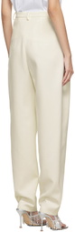 Magda Butrym Off-White Shaldon Pleated Trousers