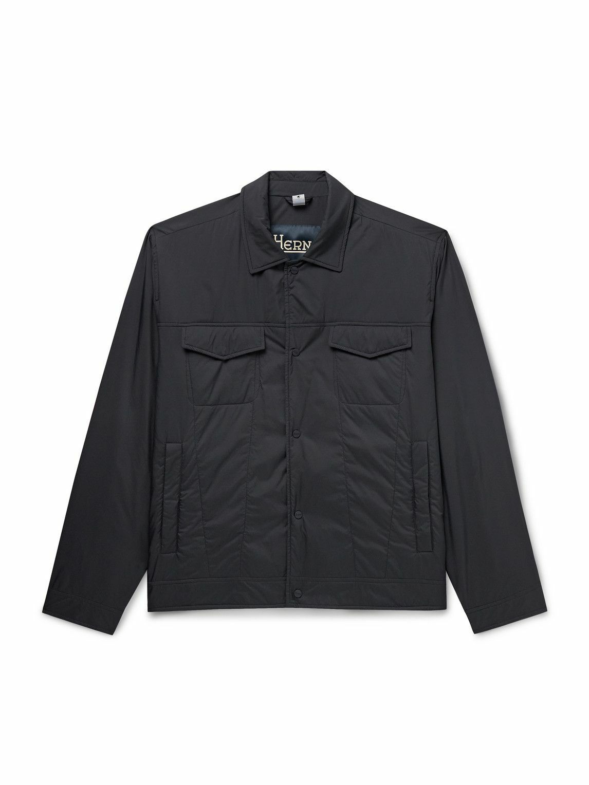 Herno - Padded Shell Shirt Jacket - Blue