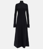 Jil Sander - Wool and silk-blend midi dress