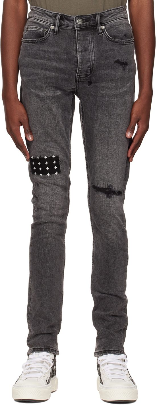 Saint laurent hotsell studded jeans