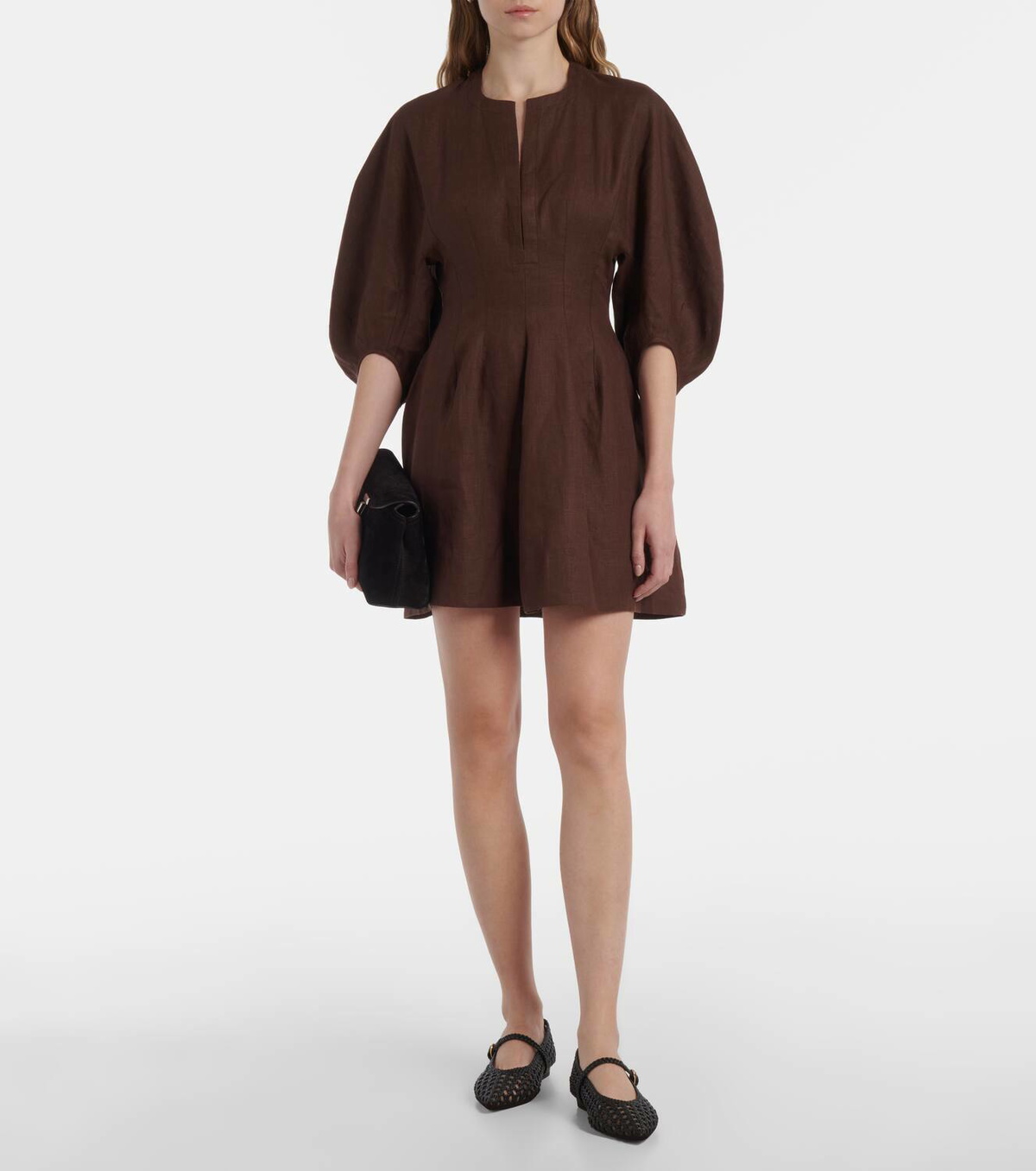 chinese dress ladies Jane Mini Dress Black