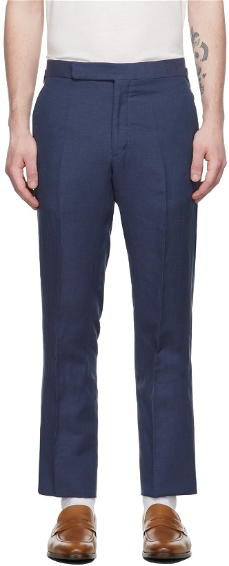 Photo: Ralph Lauren Purple Label Blue Gregory Suit Trousers