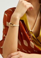 Valentino Garavani The Bold Edition VLogo Cord Bracelet Cream