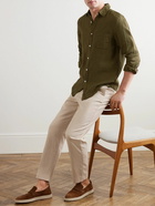 Portuguese Flannel - Linen Shirt - Green