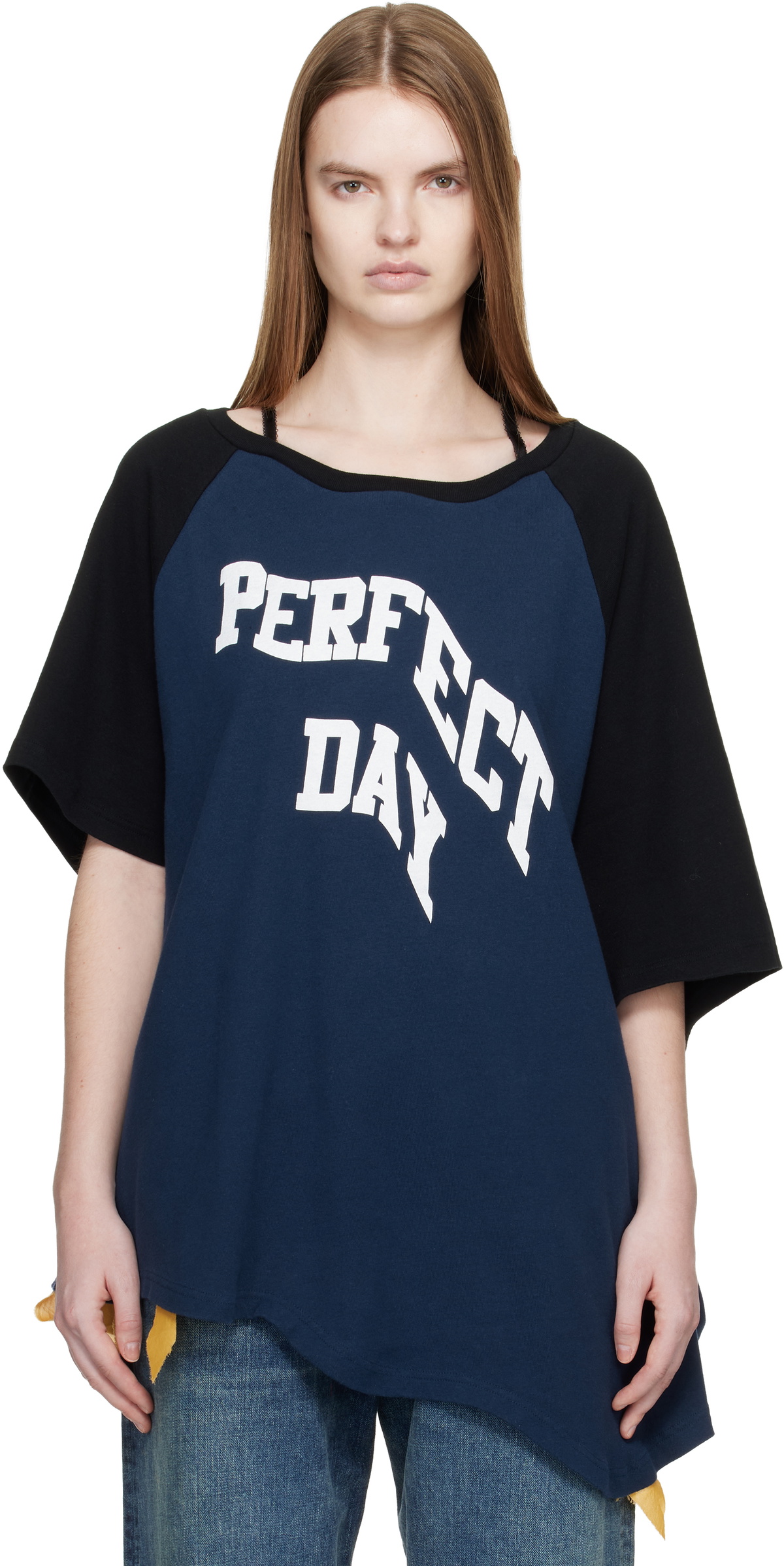 UNDERCOVER Navy UC1E8805-2 'Perfect Day' T-shirt