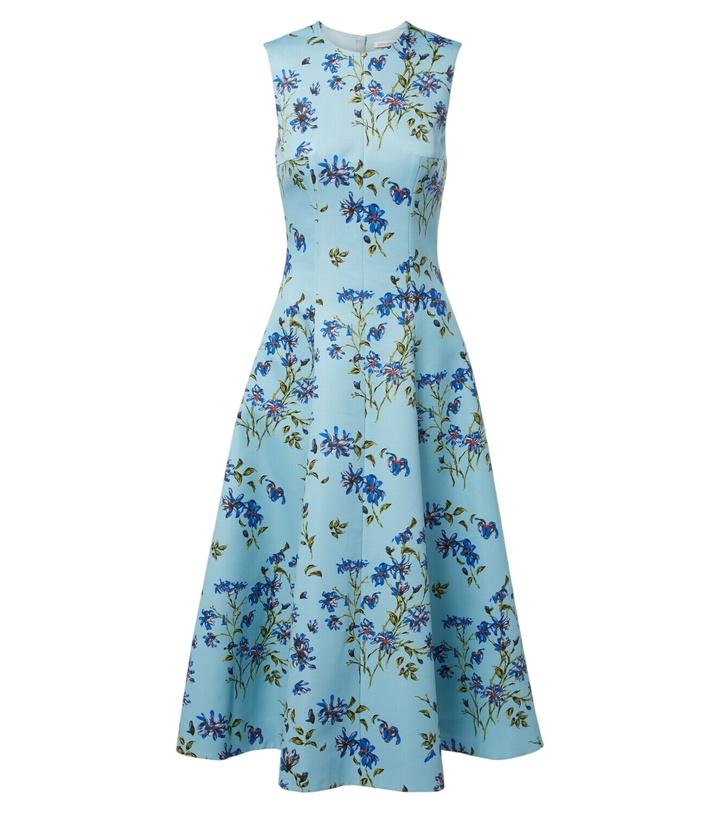 Photo: Emilia Wickstead Mara floral midi dress