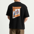 Percival Men's Le Livre De Mon Ami Oversized T-Shirt in Black
