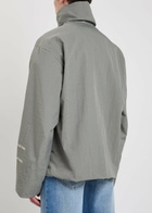 Calvin Klein Preston High-neck Nylon Jacket Grey