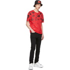 McQ Alexander McQueen Red Swallow T-Shirt