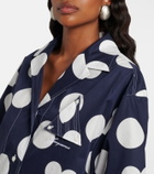 Jacquemus Marin polka-dot cotton poplin shirt