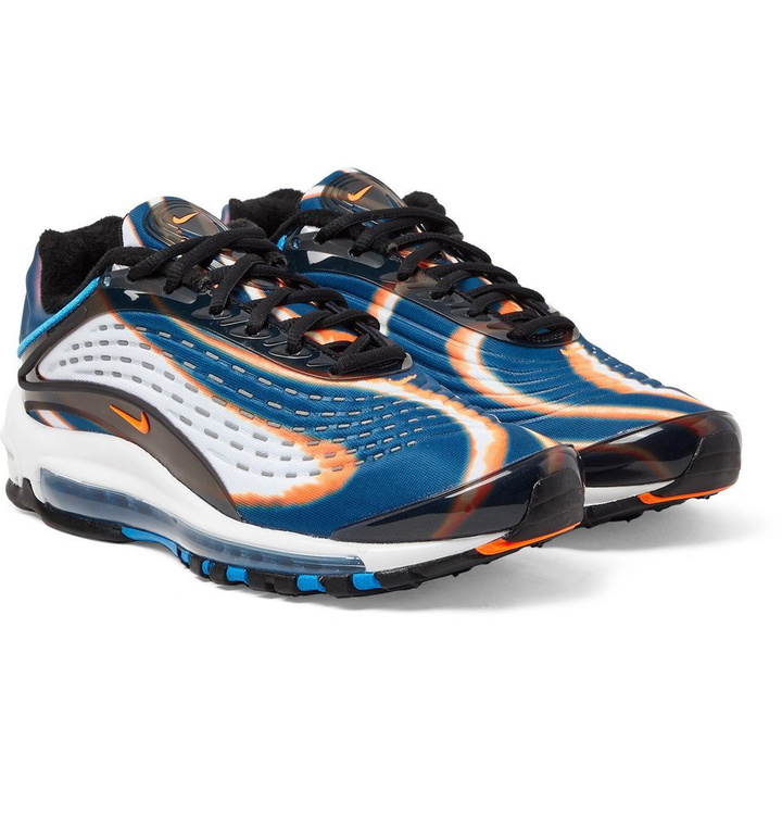 Photo: Nike - Air Max Deluxe Printed Neoprene and Rubber Sneakers - Men - Blue