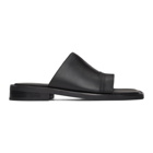 Andersson Bell Black Leather Dresden Sandals