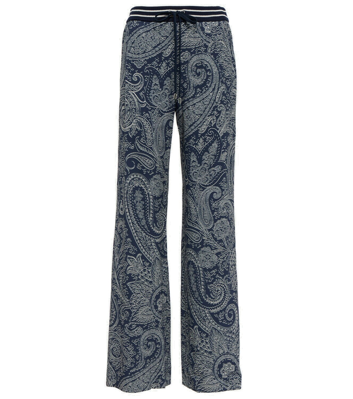 Etro - Paisley jersey wide-leg pants Etro