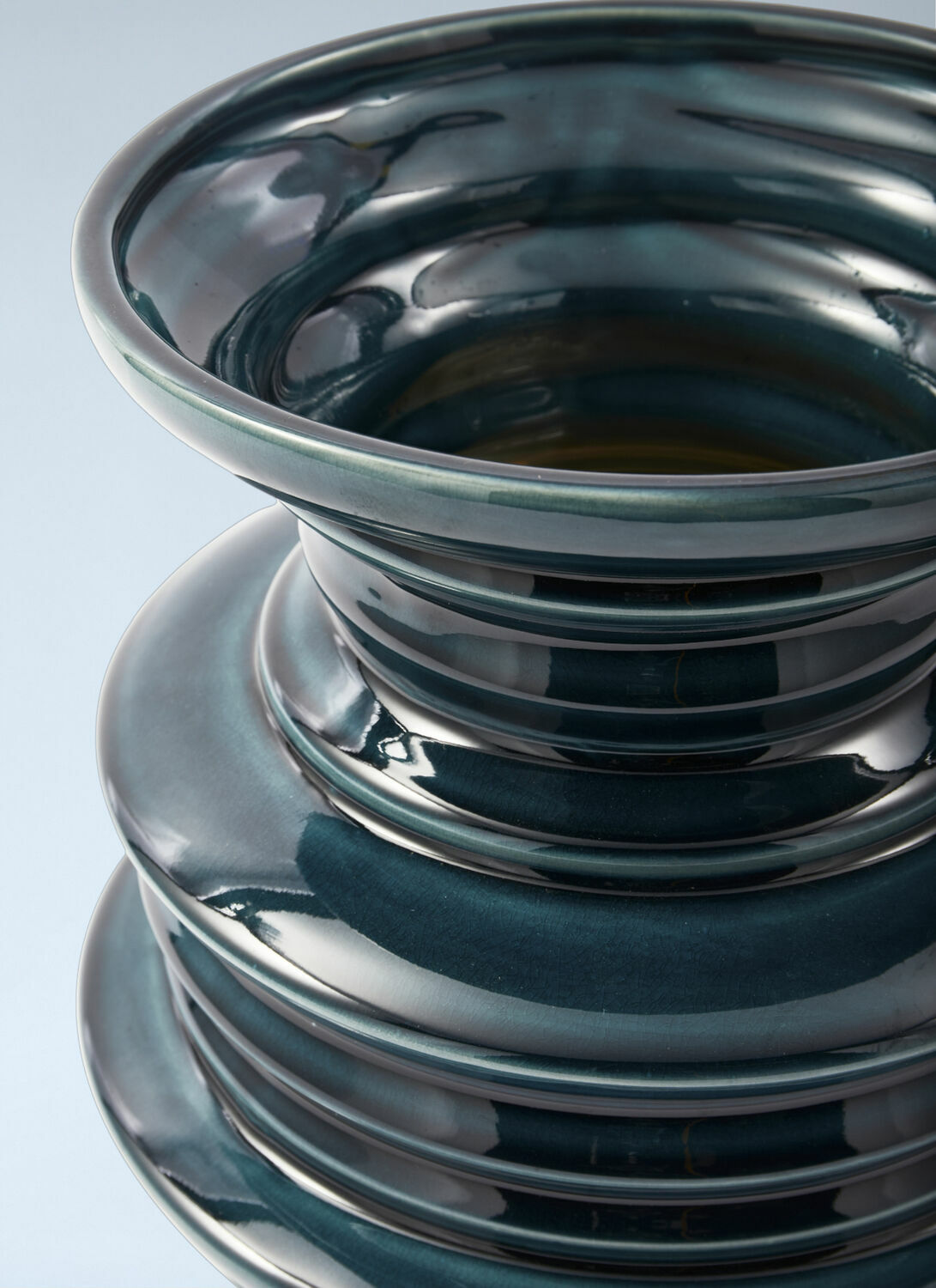 POLSPOTTEN Seixo Disco Vase