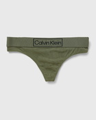 Calvin Klein Underwear Wmns Thong Green - Womens - Panties