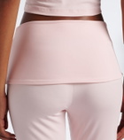 Norba Foldover flared leggings