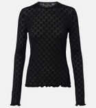 Gucci GG cotton-blend devoré sweater