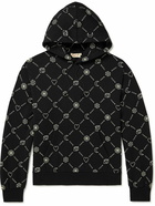 Marni - Logo-Print Cotton-Jersey Hoodie - Black