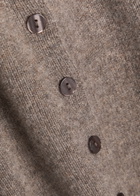 Reformation Clara Cashmere Cardigan Light Brown