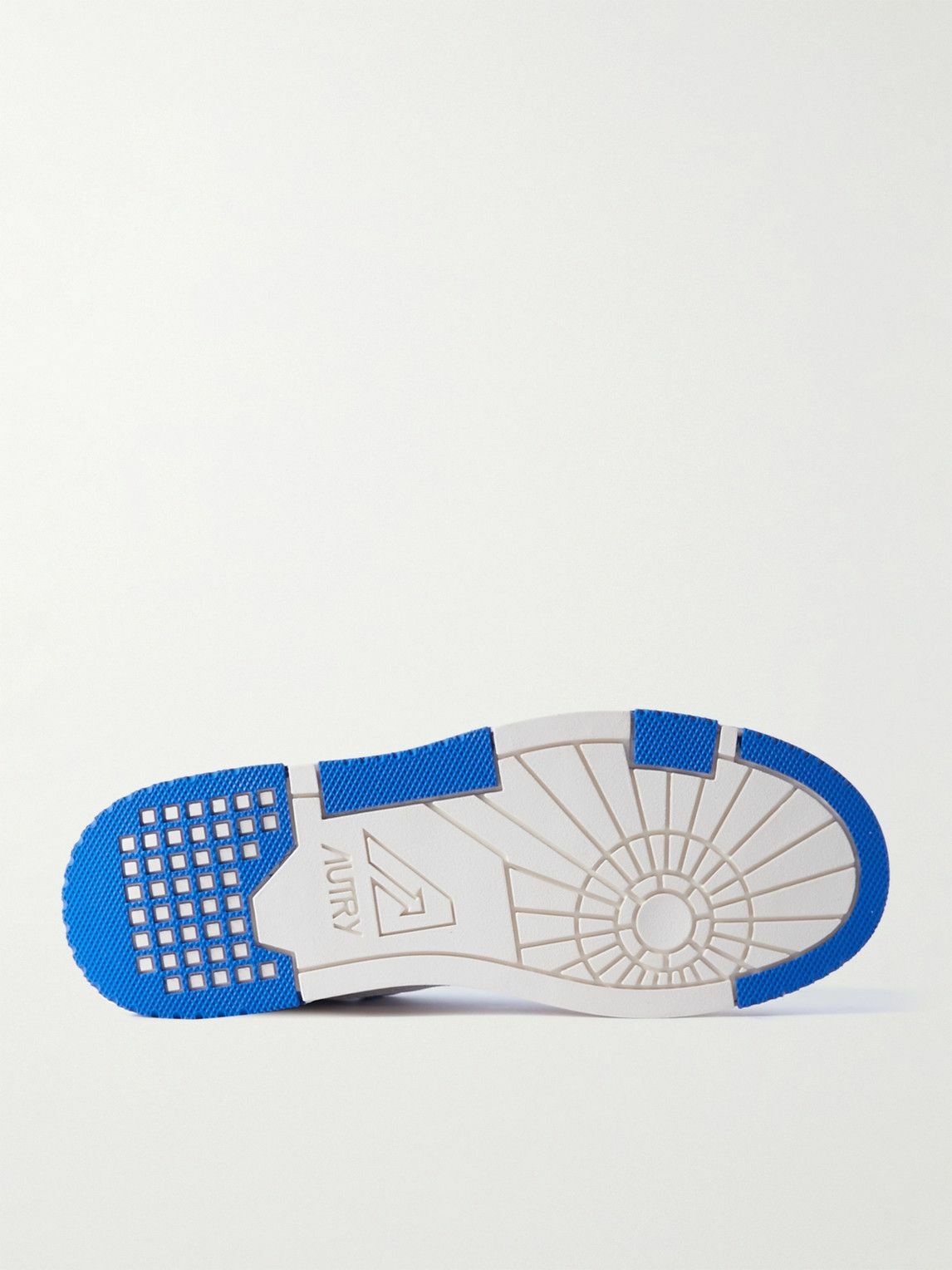 Autry - CLC Suede and Rubber-Trimmed Leather Sneakers - Blue