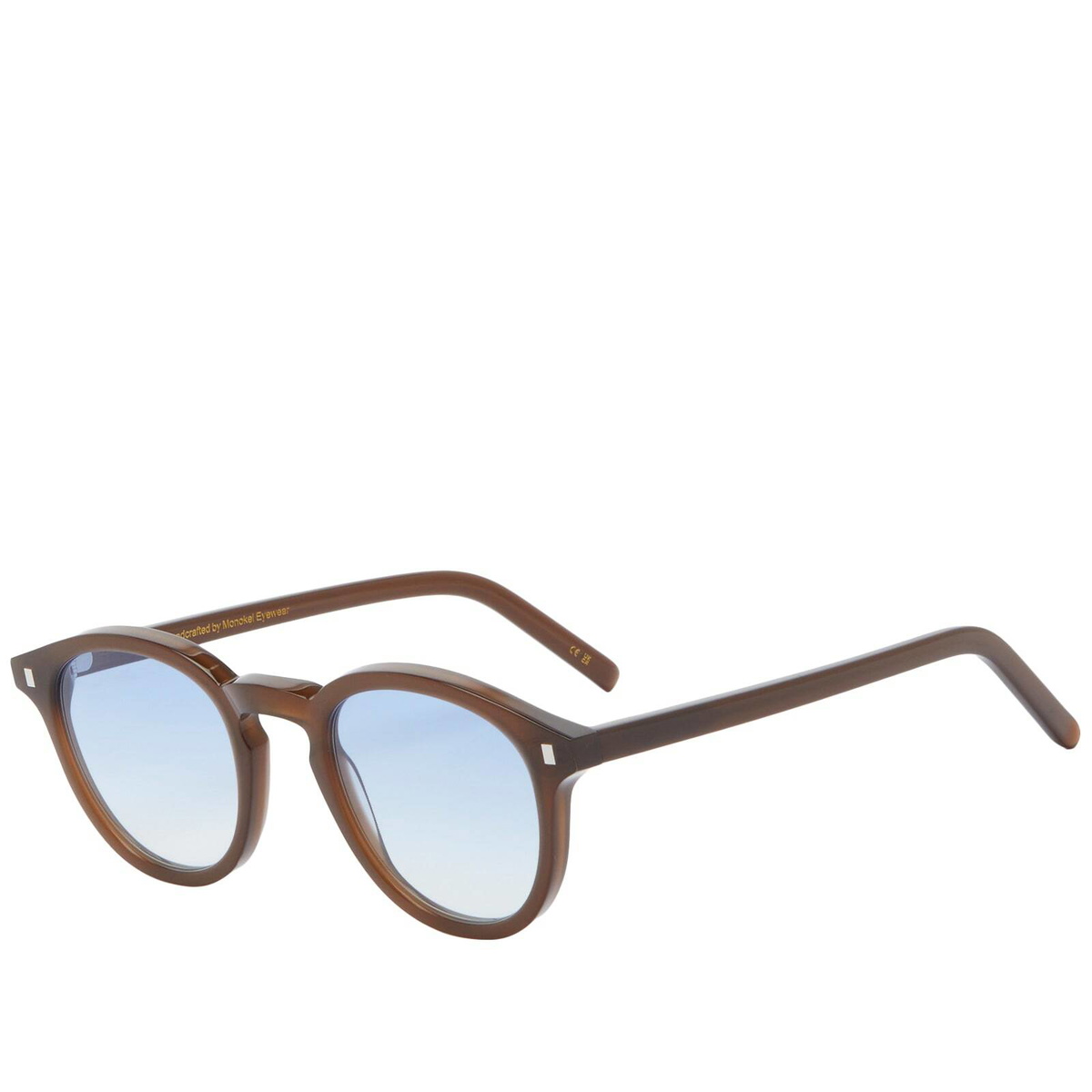 Monokel Men's Nelson Sunglasses in Chocolate/Blue Gradient 