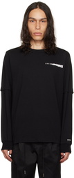 sacai Black Interstellar Long Sleeve T-Shirt