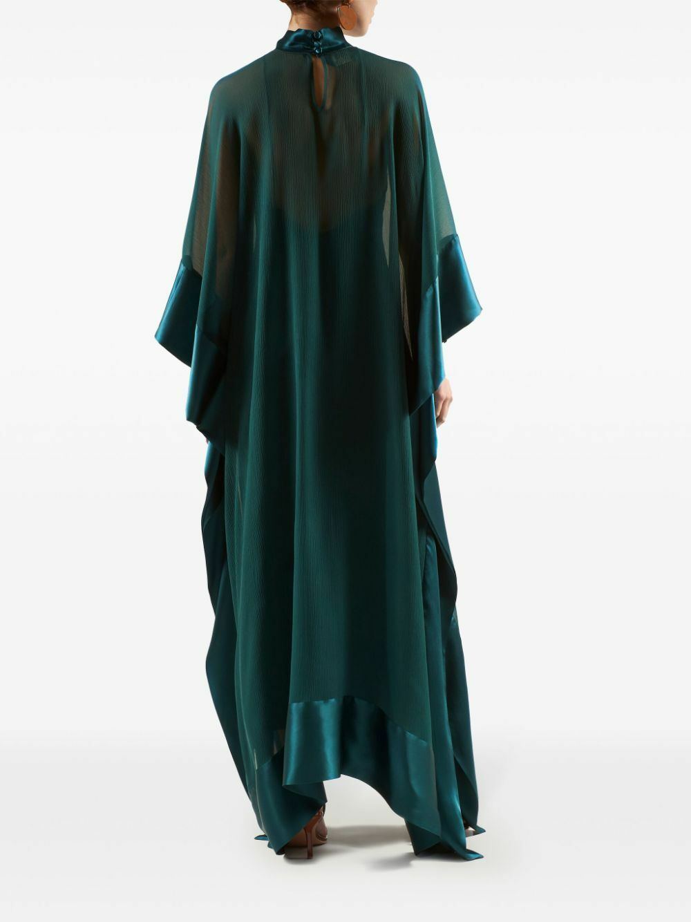 slim fit dress slacks Taller Marmo Green Poseidon Gown main image 0