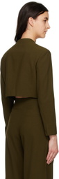 TheOpen Product Khaki Cropped Jacket