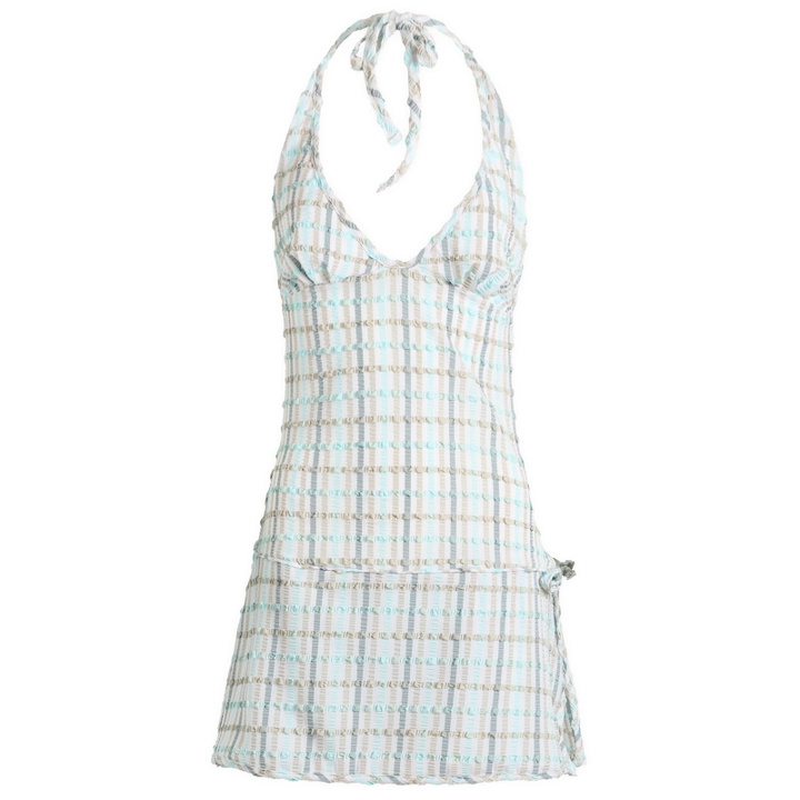 Photo: Peachy Den Women's Cindy Halter Skort Dress in Opal