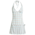 Peachy Den Women's Cindy Halter Skort Dress in Opal