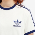 Adidas Women's Terry 3 Stripe T-shirt in Off White