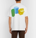 Acne Studios - Printed Cotton-Piqué T-Shirt - Men - White