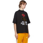 Palm Angels Black Rose Boxy T-Shirt