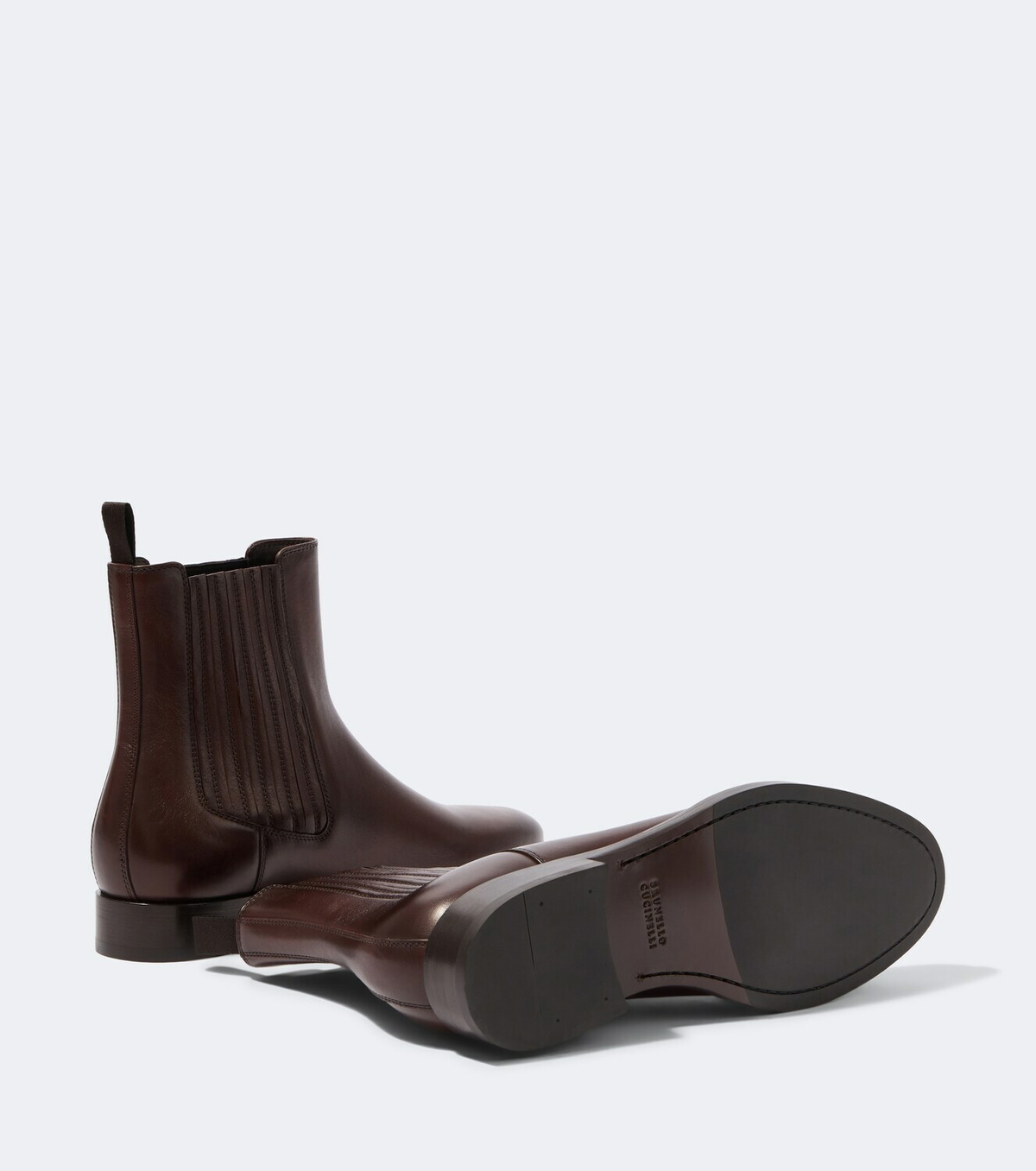 Brunello Cucinelli Leather Chelsea boots