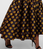 La DoubleJ Oscar jacquard midi skirt