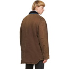 Acne Studios Brown Canvas Stonewashed Jacket