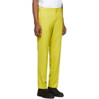 424 Yellow Wool Trousers