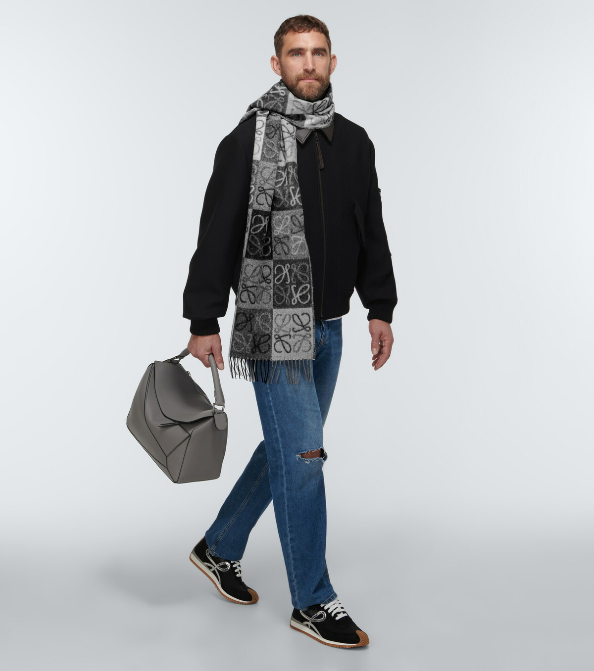 Loewe - Anagram wool and cashmere scarf Loewe