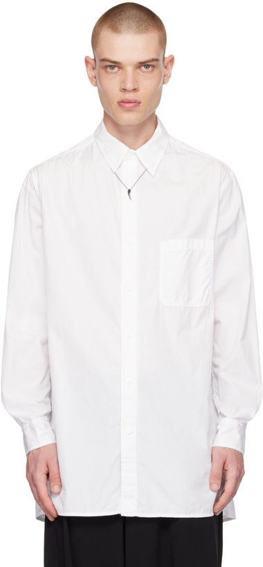 Photo: Yohji Yamamoto White Patch Pocket Shirt