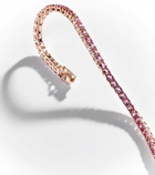 Roxanne First 14kt rose gold tennis bracelet with sapphires