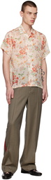 Bode Pink Flowering Crabapple Shirt