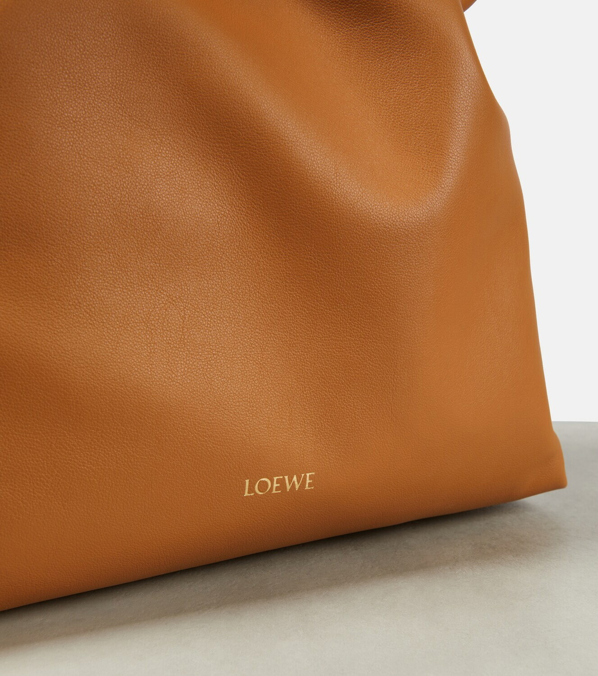 Loewe Flamenco Large leather clutch